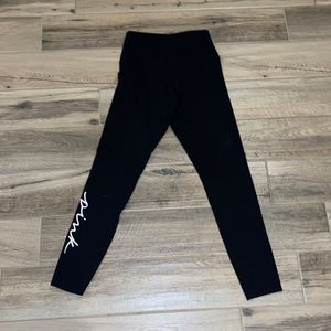 Black medium sized PINK leggings